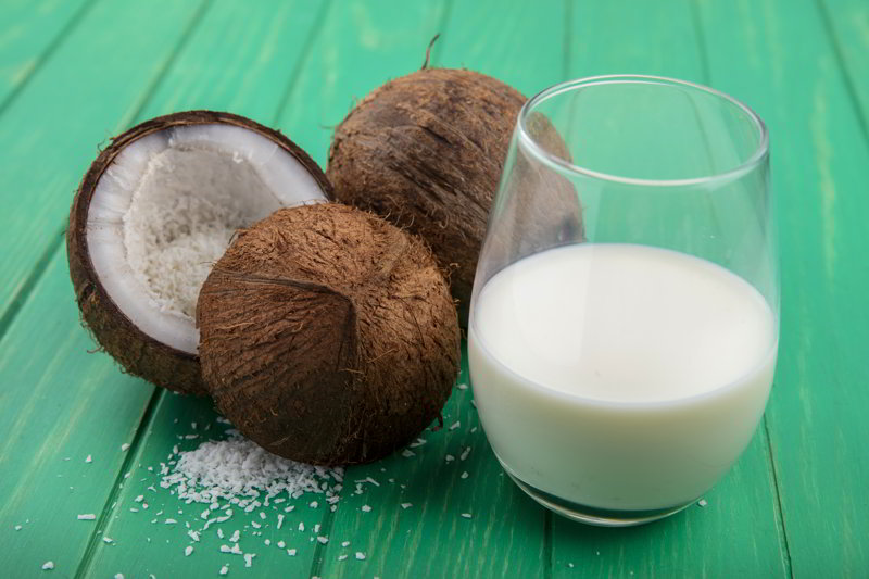 sklep ze zdrową żywnością mleko kokosowe